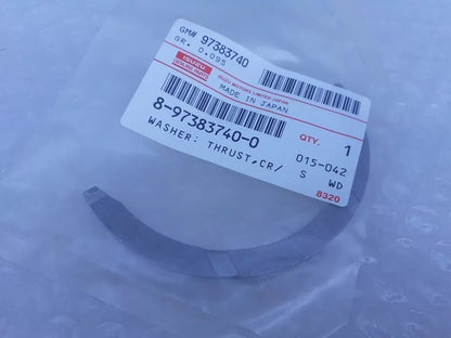 2x Engine Crankshaft Thrust Washer STD fits Isuzu Chevrolet Komatsu 8973837400 View Front