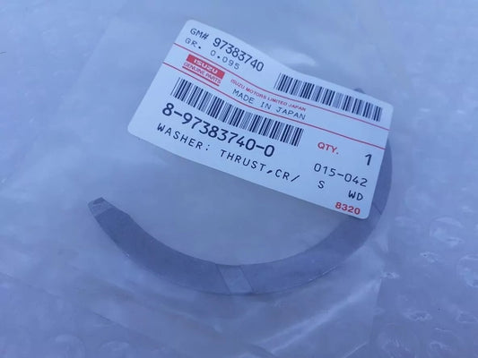 2x Engine Crankshaft Thrust Washer STD fits Isuzu Chevrolet Komatsu 8973837400 View Front