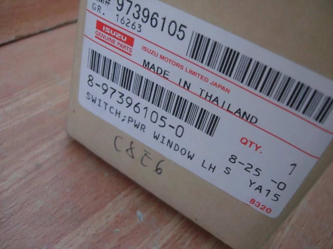 Window Switch Front Left fits Isuzu D-Max Dmax Rodeo Denver 8973961050 Genuine View Right