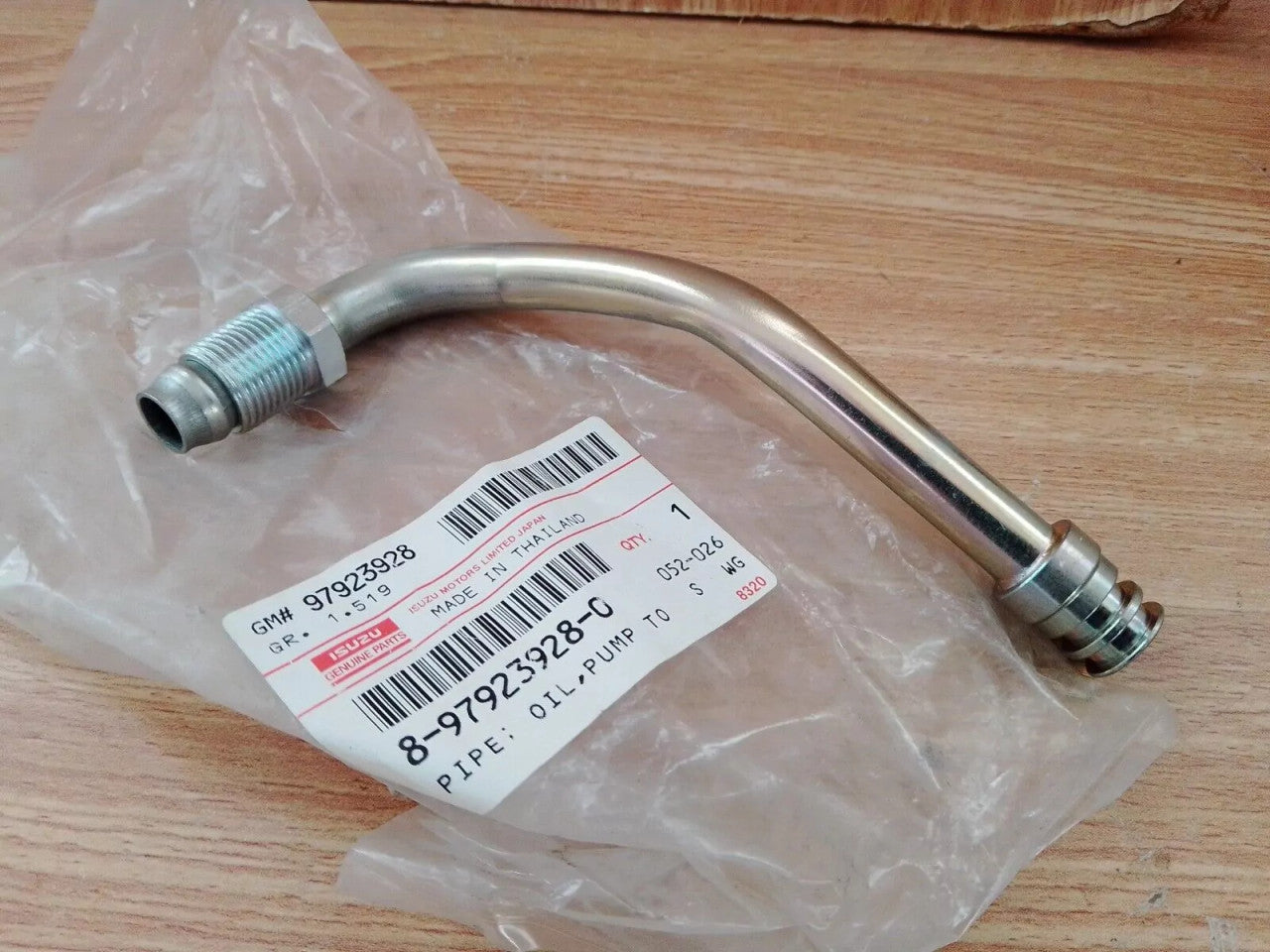 Oil Pump Pipe fits Isuzu Pickup TF Chevrolet LUV 4JA1 8979239280 Genuine View Front