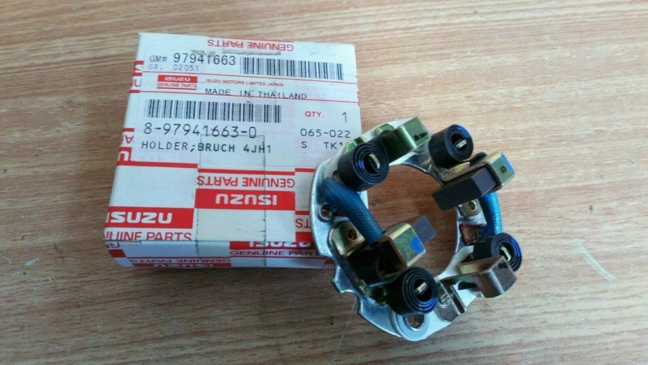 Starter Holder Brush fits Isuzu Dmax D-Max 4JA1 8979416630 Genuine View Front