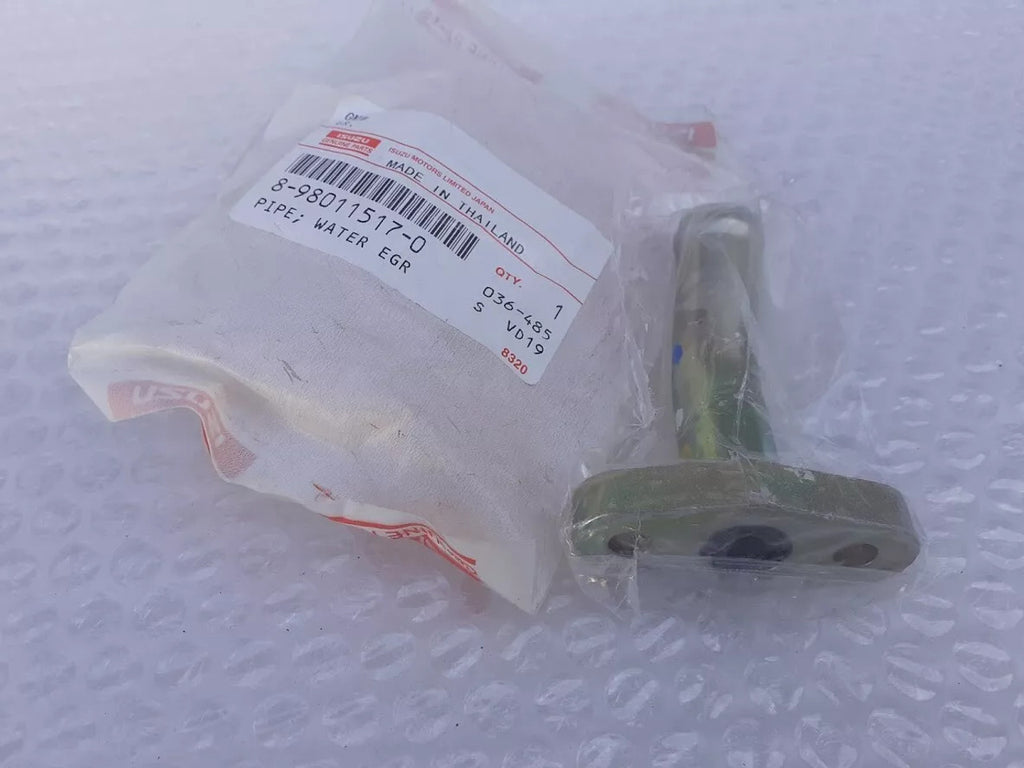 EGR Valve Water Pipe fits Isuzu Dmax D-Max Rodeo Denver 8980115170 Genuine View Front