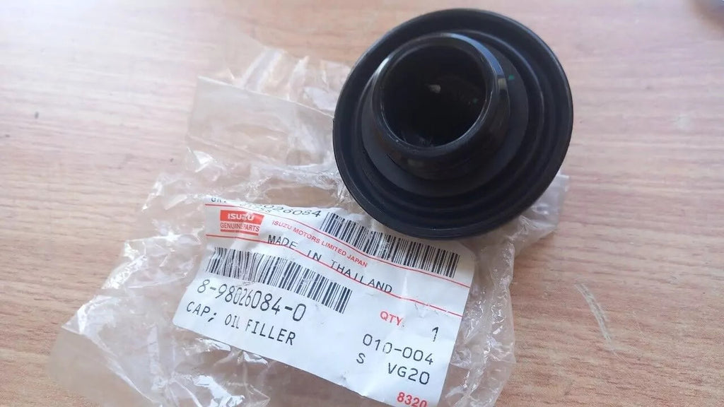 Oil Filler Cap fits Isuzu Dmax D-Max Rodeo Denver 8980260840 Genuine View Rear