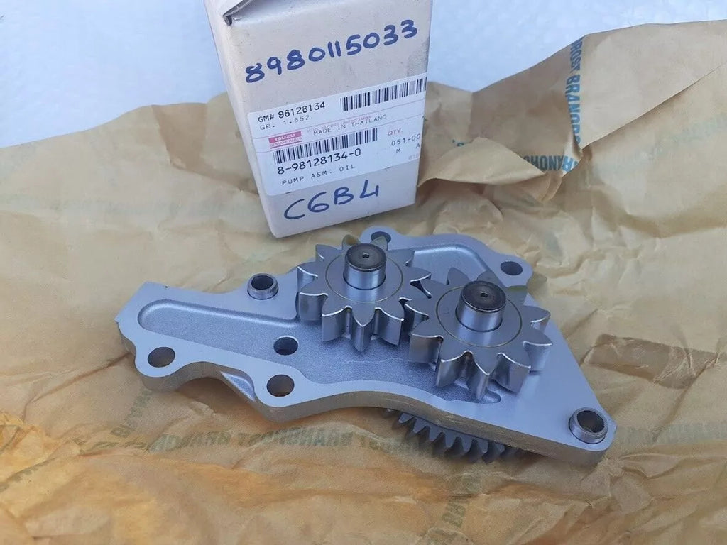 Oil Pump fits Isuzu Dmax D-Max Rodeo Denver 8981281340 Genuine View Front