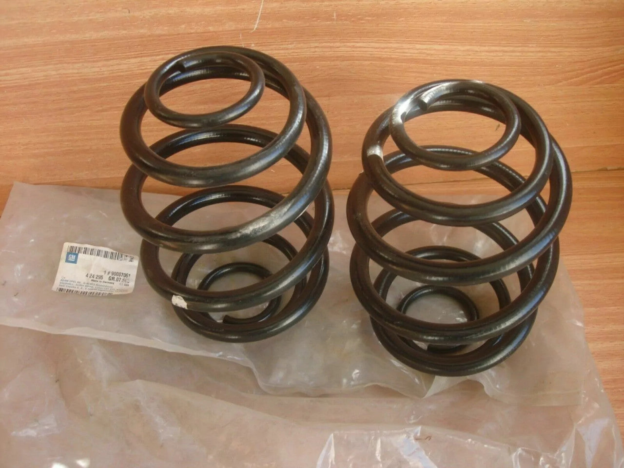 Coil Springs Set Rear fits Opel Kadett E GT SR 90007061 Genuine View Front