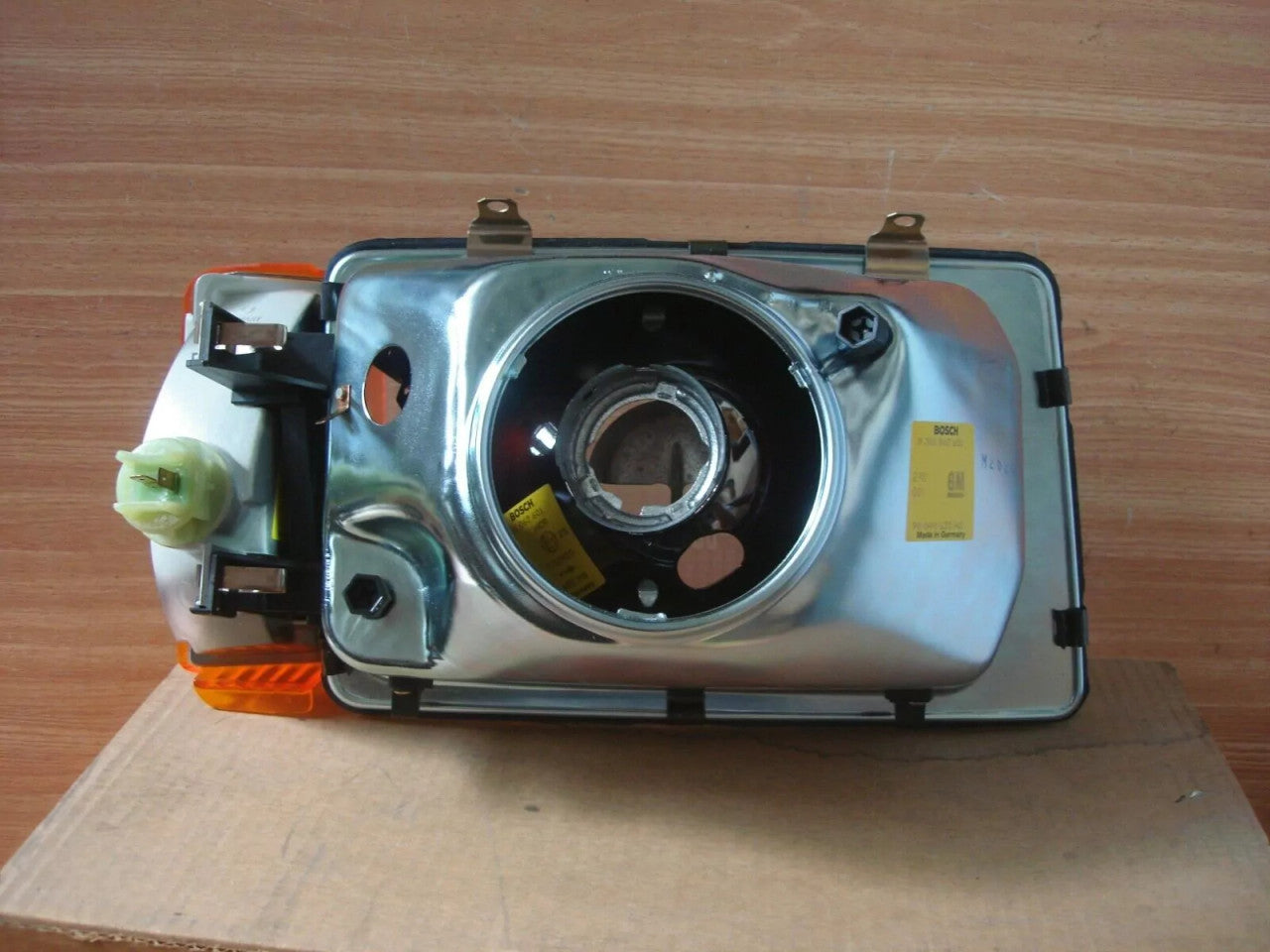 Headlight Left fits Opel Rekord E 90019621 Genuine View Rear