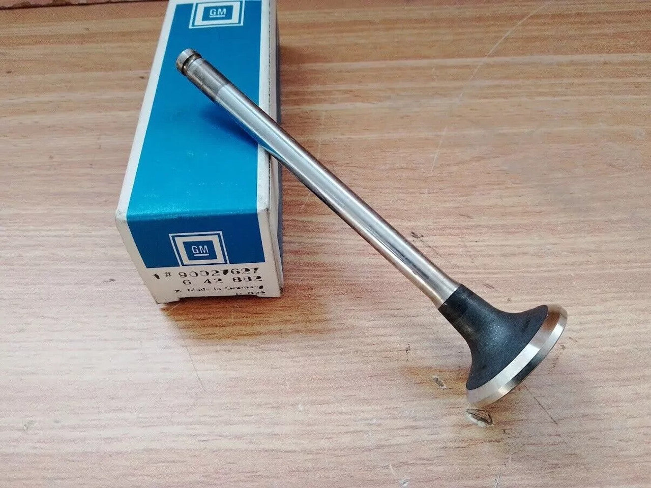 4x Exhaust Valve fits Opel Rekord Omega A Vauxhall Carlton 23YD LW7 90027627 View Front