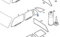 Window Rear Door Left Fixed Clear fits Opel Ascona C Vauxhall Cavalier Genuine 90035297 View Front