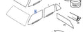 Window Front Door Right fits Opel Ascona C Vauxhall Cavalier 90035374 Genuine View Front