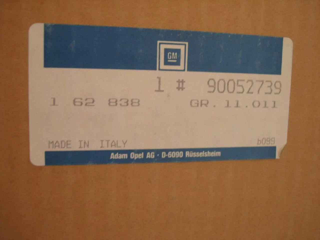 Window Side Left Tinted fits Opel Kadett D 90052739 Genuine View Rear