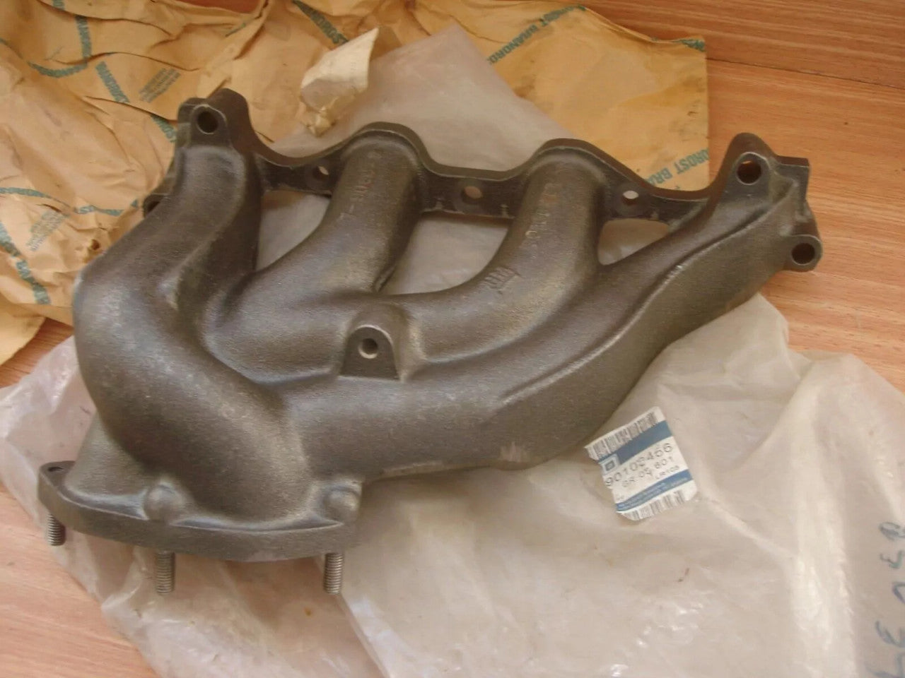 Exhaust Manifold fits Opel Kadett D E Ascona C Vauxhall Cavalier Diesel Genuine 90106466 View Front