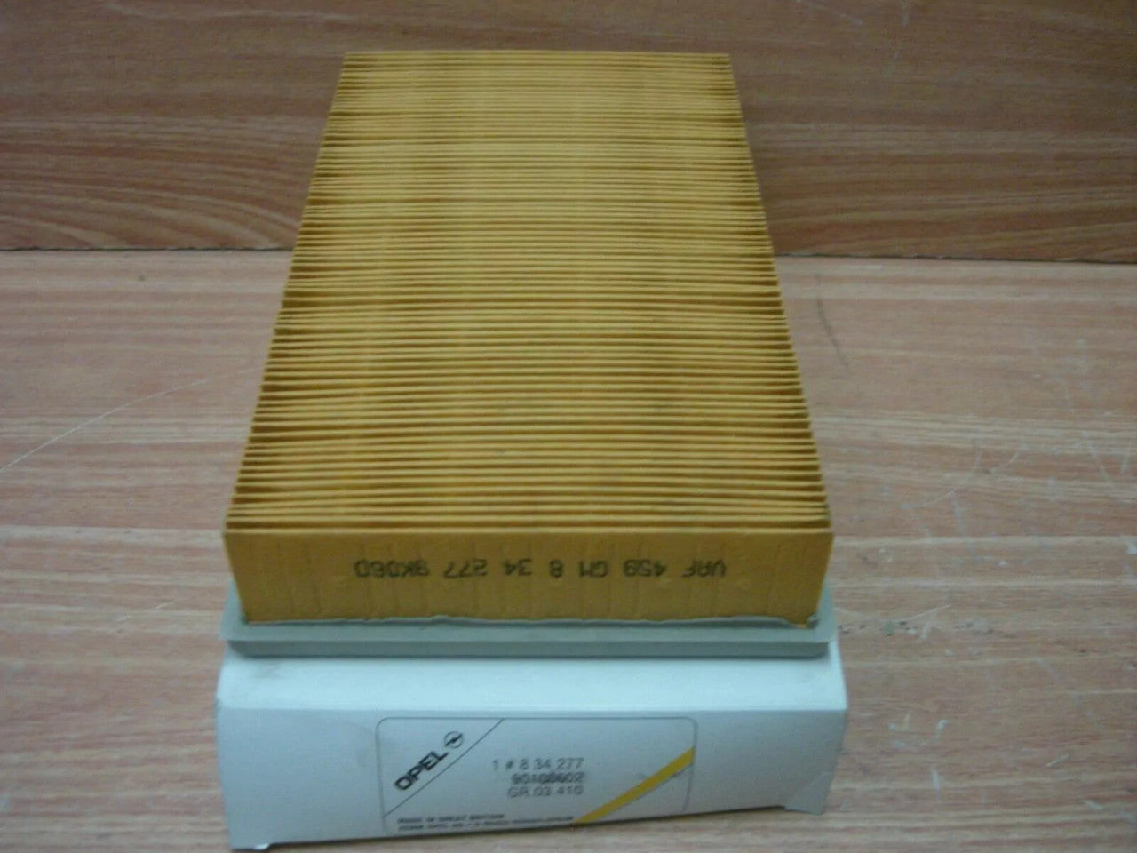 Air Filter fits Opel Ascona C Kadett D 93152873 Genuine 90108602 View Rear