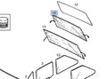 Windscreen Rear fits Opel Corsa A Vauxhall Nova 90120520 Genuine View Front