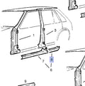 Sill Panel Rear Right fits Opel Corsa A Vauxhall Nova 90138584 Genuine View Front