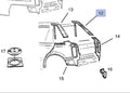 Panel Rear Outer Upper Right fits Opel Corsa A Vauxhall Nova 90138586 Genuine View Front