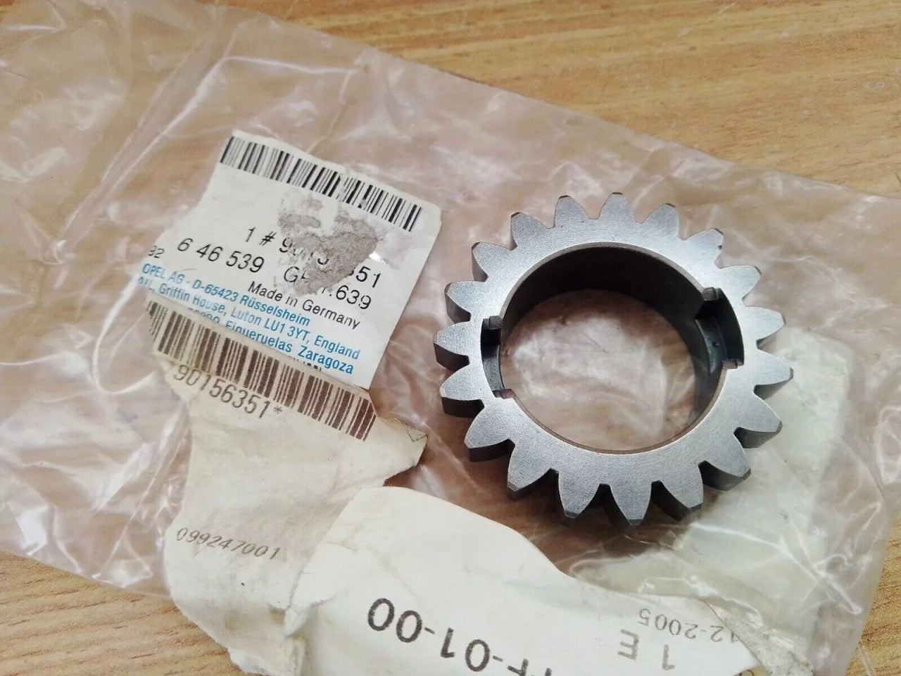 Oil Pump Gear fits Opel Vauxhall Vectra A Ascona C Astra F Diesel 90156351 View Rear