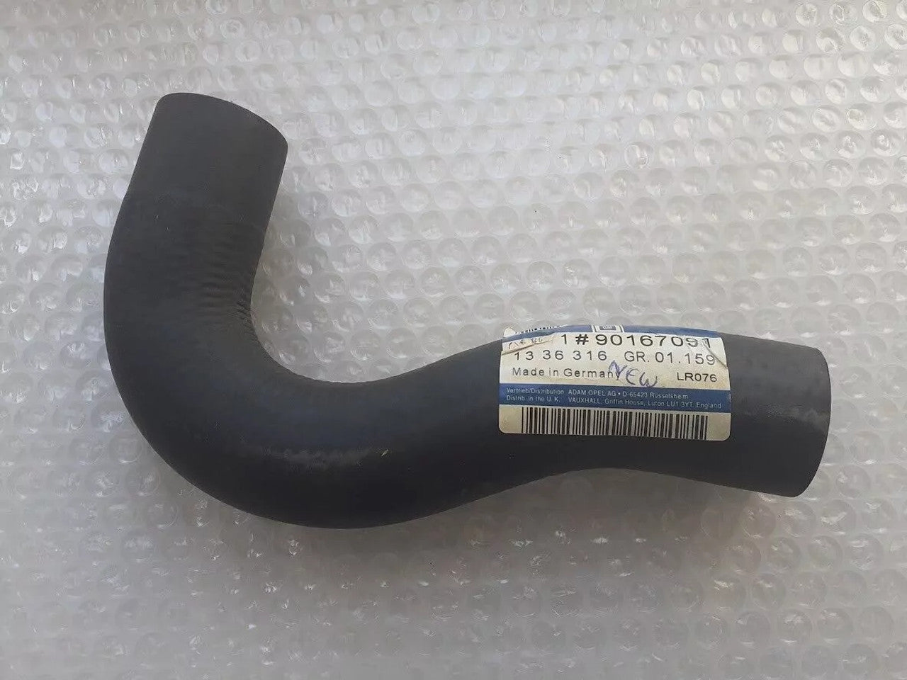 Radiator Hose Upper Inlet fits Opel Kadett D 90167091 Genuine View Upper