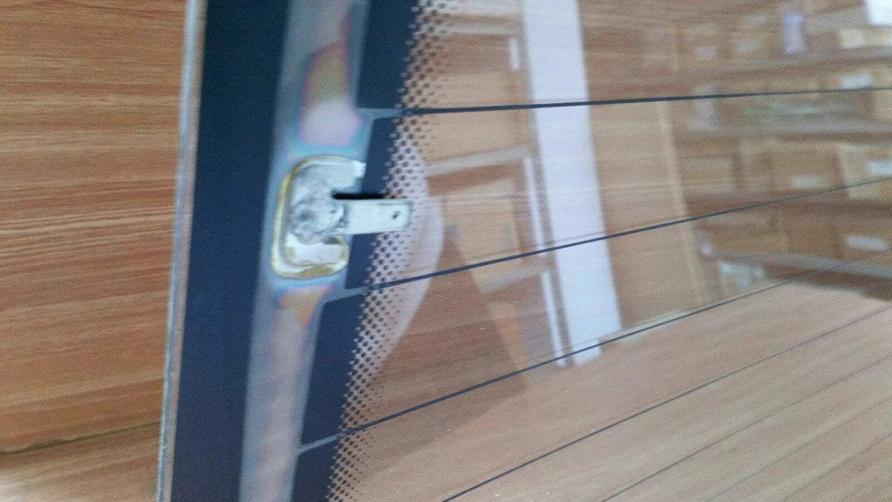 Windshield Rear Heated Clear fits Opel Kadett E Hatchback 90186203 Genuine View Rear