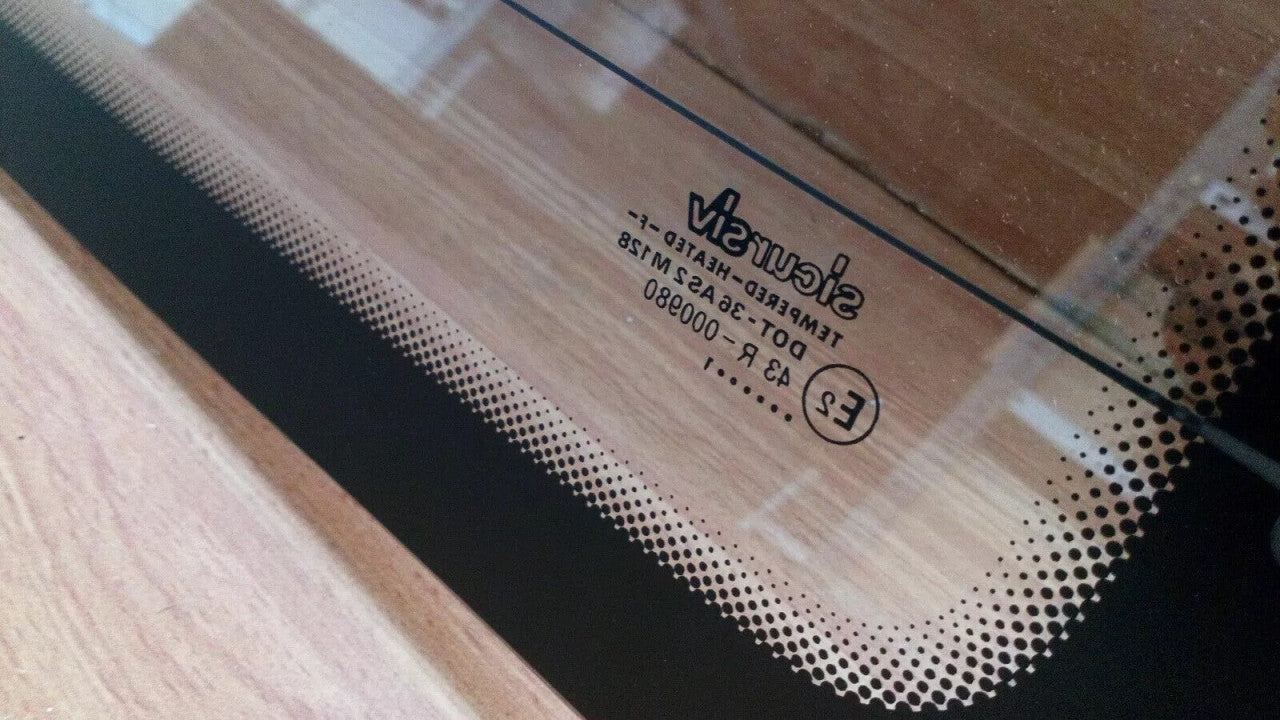 Windshield Rear Heated Clear fits Opel Kadett E Hatchback 90186203 Genuine View Right