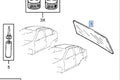 Windshield Rear Bronze Tinted fits Opel Kadett E GSi GTE 43 44 90186215 Genuine View Front
