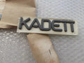 Emblem KADETT fits Opel Kadett E 90191219 Genuine View Front