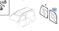 Window Back Door Left fits Opel Kadett E Combo Max 38 48 90197057 Genuine View Front