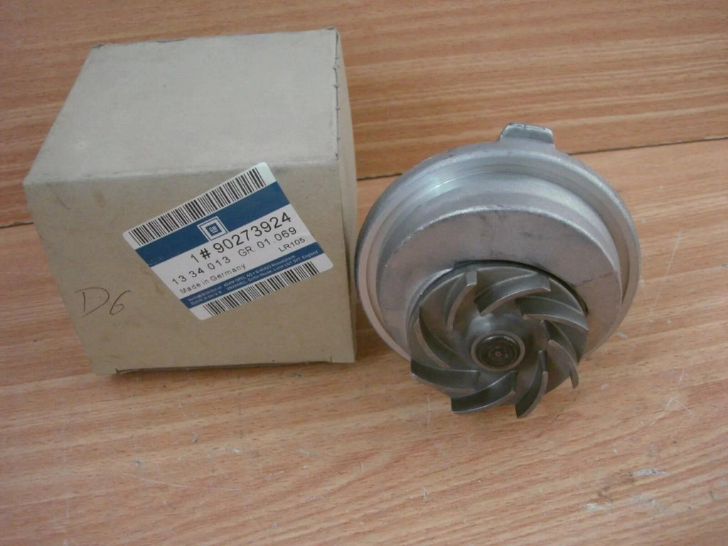 Water Pump fits Opel Kadett D E Ascona C Vauxhall Cavalier 16S 16N 18E Genuine 90273924 View Rear