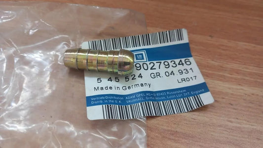 Brake Servo Booster Straight Connector 4mm fits Opel Vauxhall 90279346 Genuine View Front