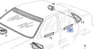Window Rear Door Right fits Opel Vectra A Vauxhall Cavalier 90287852 Genuine View Front