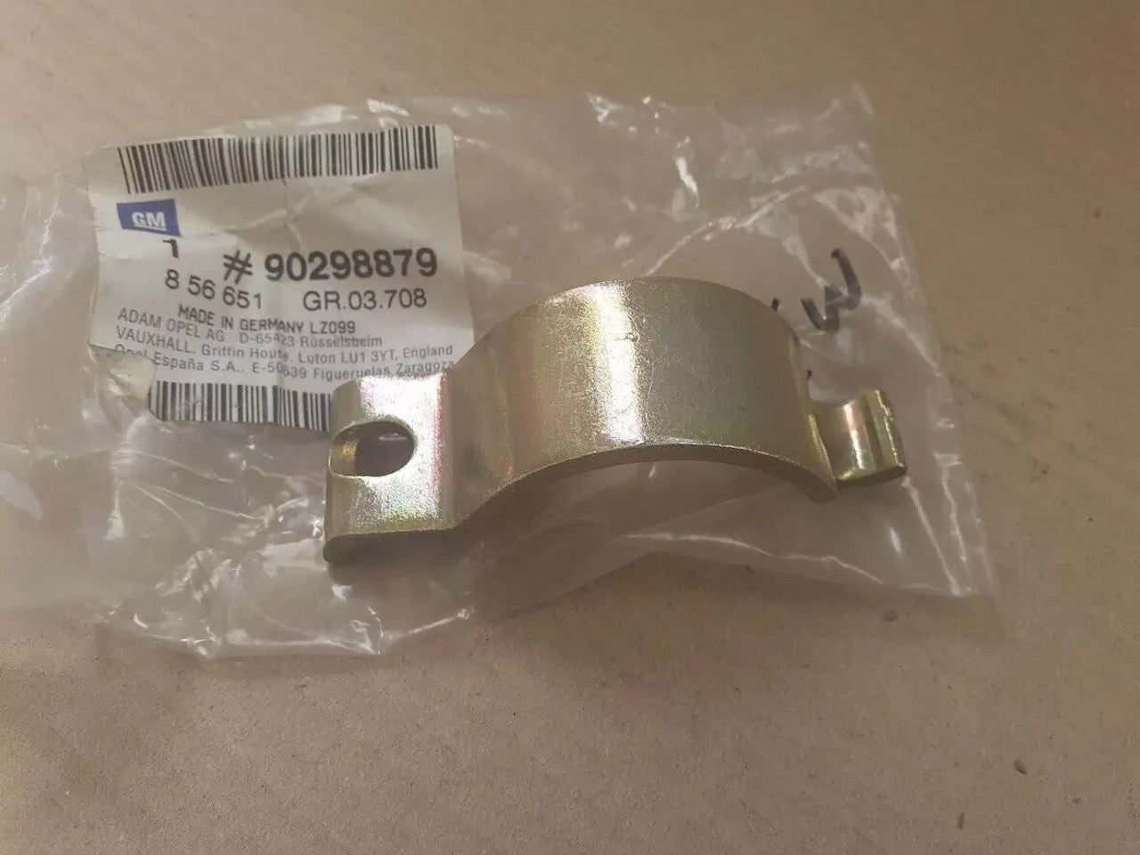 Exhaust Bracket fits Opel Corsa A B Kadett E Vauxhall Nova 90298879 Genuine View Front