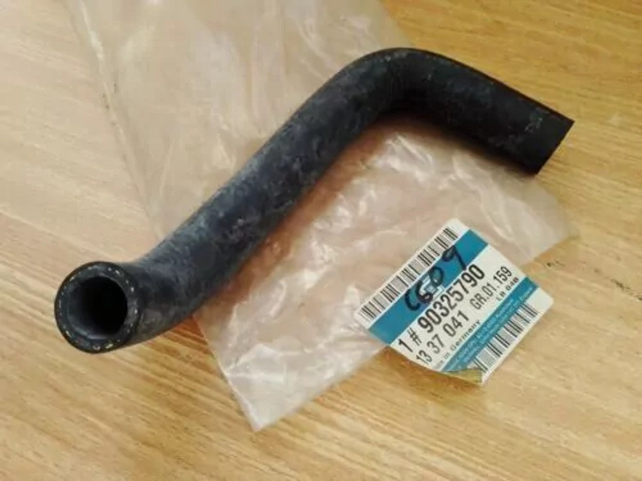 Header Tank Hose to Tube fits Opel Kadett E 90325790 Genuine View Front