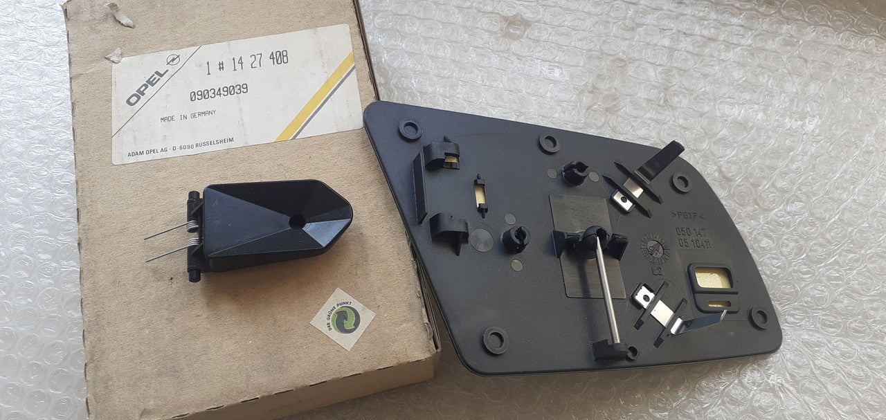 Wing Mirror Glass Left LHD fits Opel Vauxhall Vectra A 90349039 Genuine View Rear