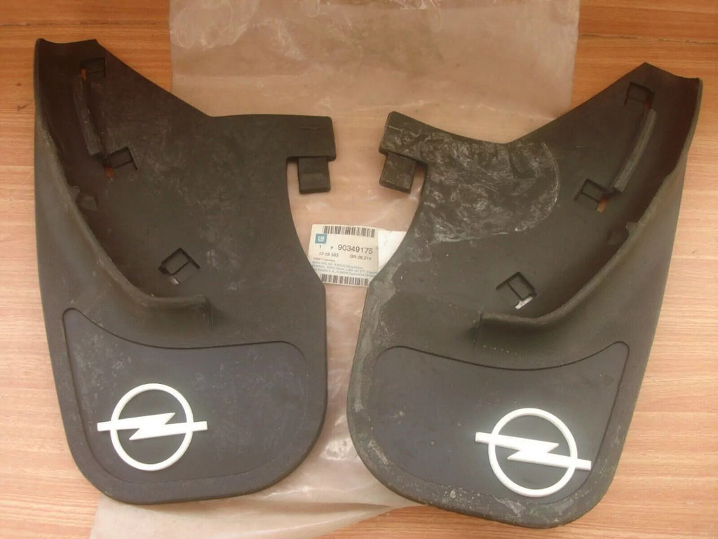 Mud Flaps Rear Set fits Opel Vectra A Hatchback 90349175 Genuine View Rear