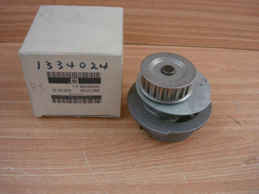 Water Pump fits Opel Corsa A Ascona C Vauxhall Nova 14NV C14NZ C16SE 16S Genuine 90349240 View Front