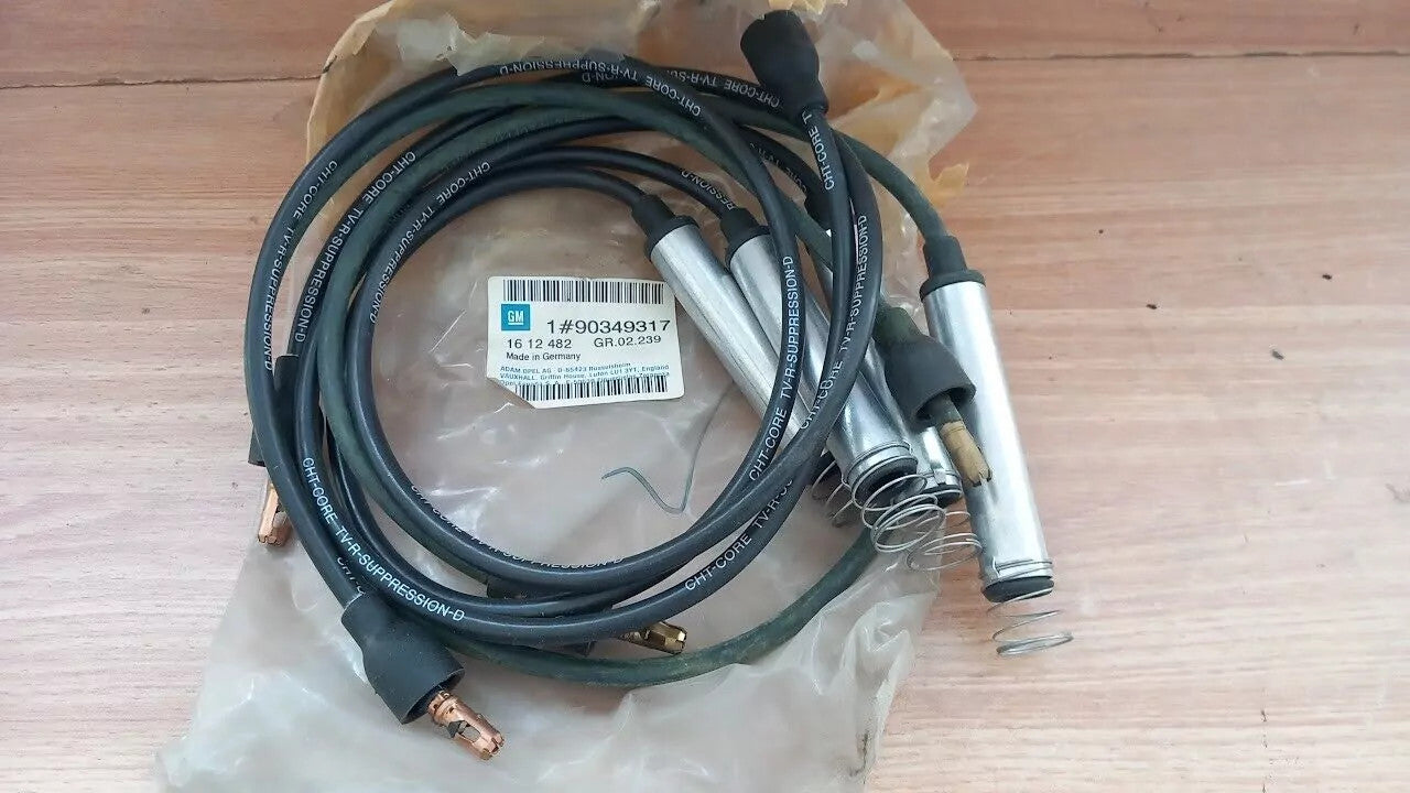 Ignition Wire Set Cables fits Opel Kadett E Vauxhall Astra 90349317 Genuine View Front