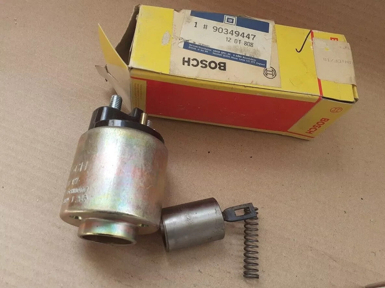 Starter Motor Switch fits Opel Frontera A Omega A Senator B Vauxhall Carlton 90349447 View Front
