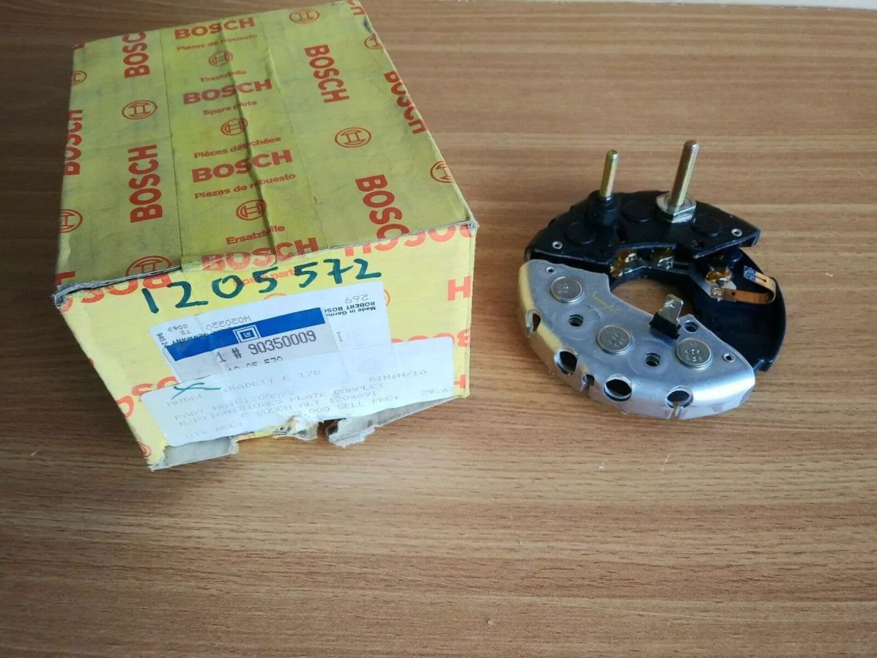 Alternator Rectifier Diode fits Opel Kadett E Vectra A Astra Vauxhall 17D 17DR 90350009 View Right