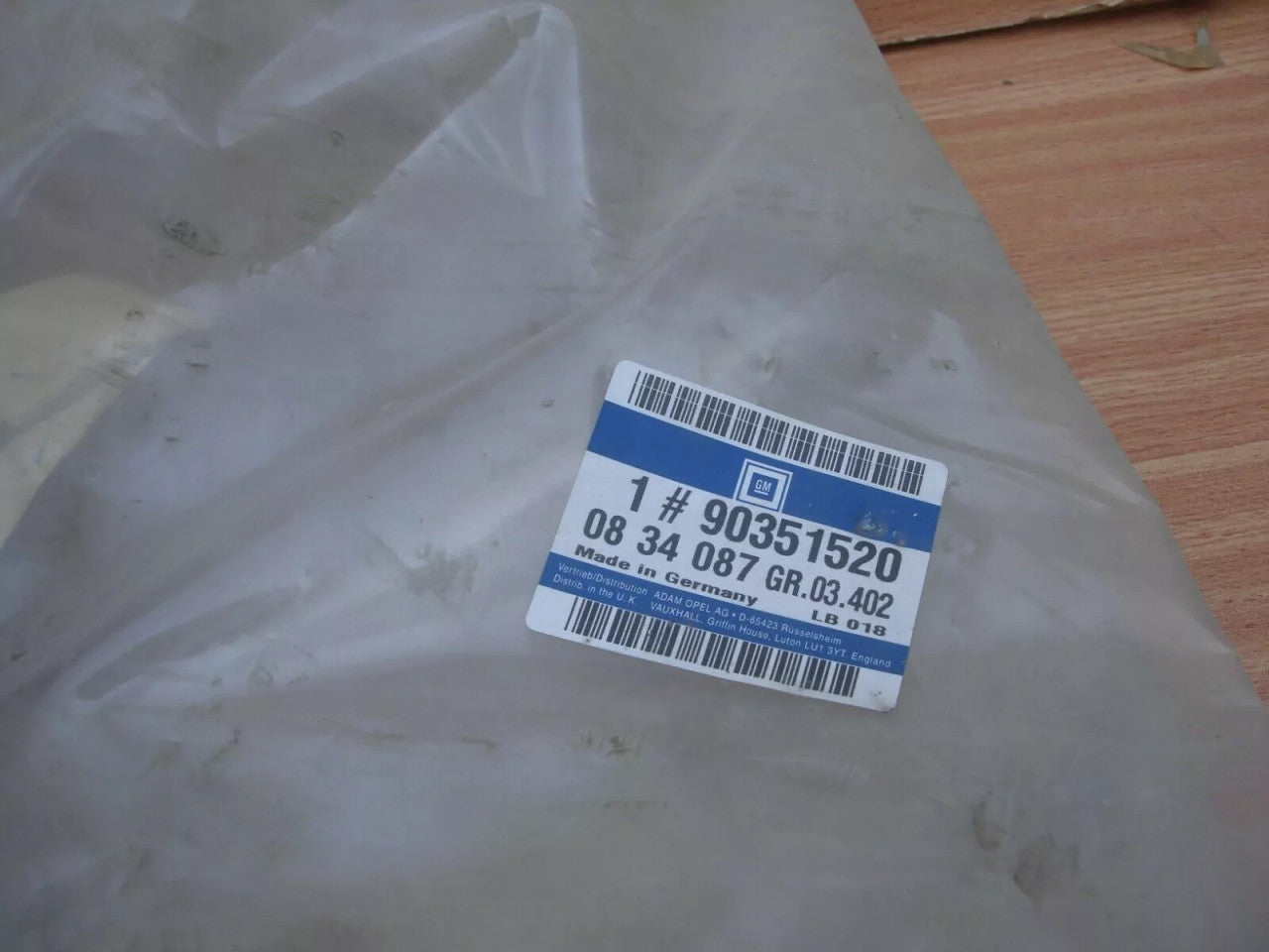 Air Filter Box fits Opel Vauxhall Astra F 90351520 Genuine View Lower