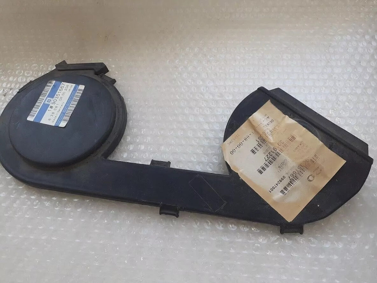 Timing Belt Cover fits Opel Vauxhall Kadett E Vectra A 17D 17DR 90351667 Genuine View Front