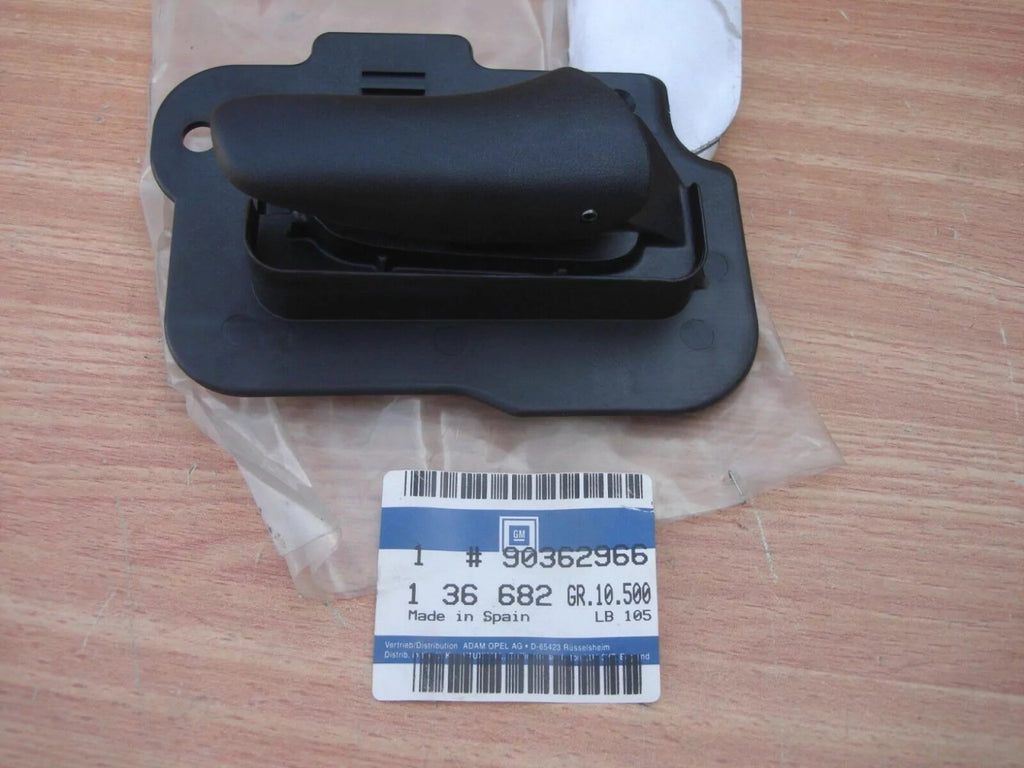 Interior Door Handle Rear Right Black fits Opel Vauxhall Vectra B 90362966 View Front