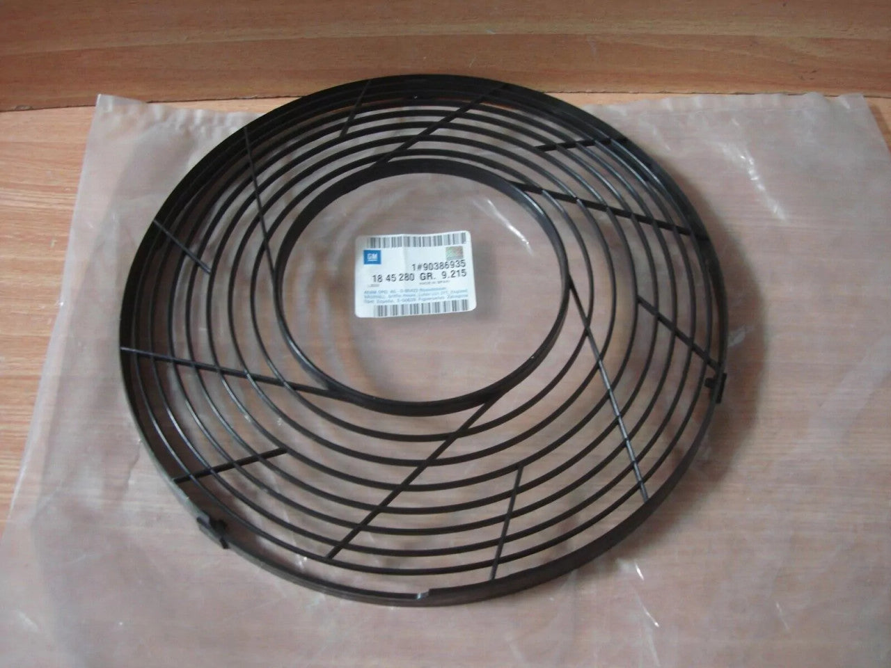 A/C Fan Grill fits Opel Vauxhall Corsa B Combo 90386935 Genuine View Front