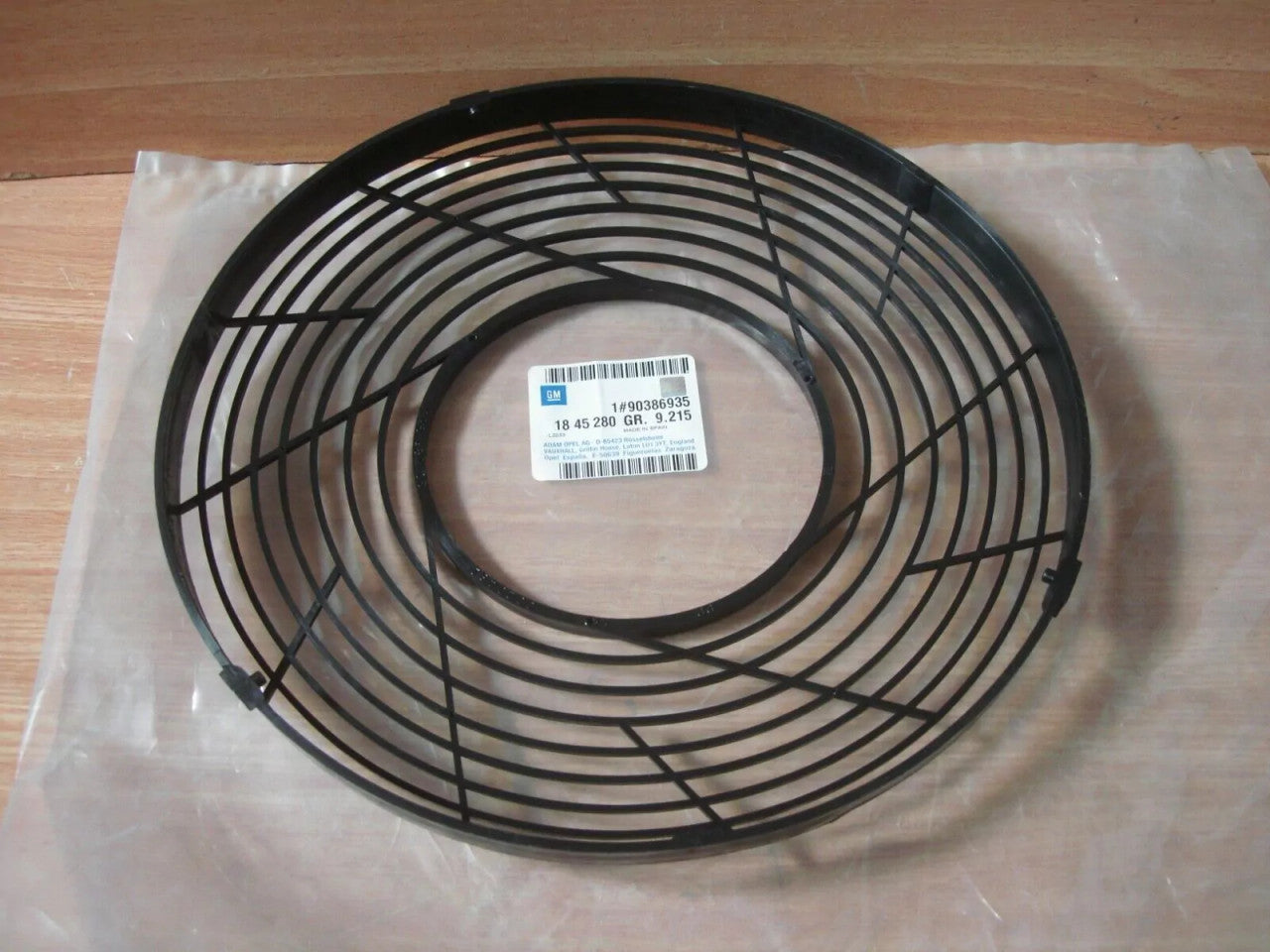 A/C Fan Grill fits Opel Vauxhall Corsa B Combo 90386935 Genuine View Rear