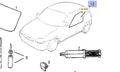 Window Front Door Left Clear fits Opel Vauxhall Corsa B 90388835 Genuine View Front