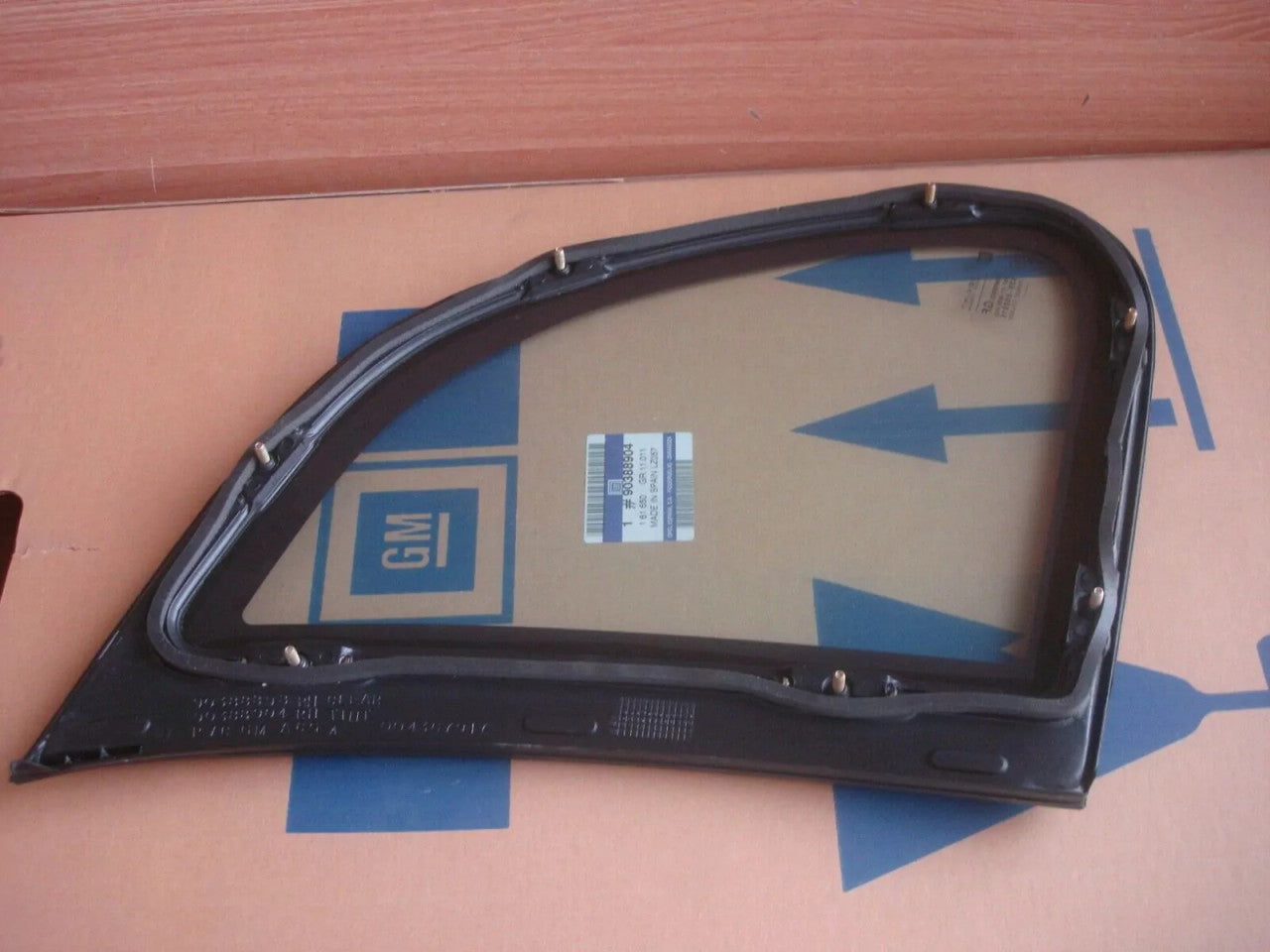 Window Rear Quarter Right fits Opel Vauxhall Corsa B 90388904 Genuine View Rear