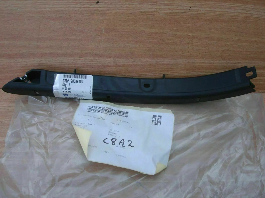 Rear Bumper Guide Bracket Left fits Opel Vauxhall Tigra A 90389100 Genuine View Front