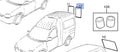 Window Back Door Left Clear fits Opel Vauxhall Combo 71 F25 90389766 Genuine View Front