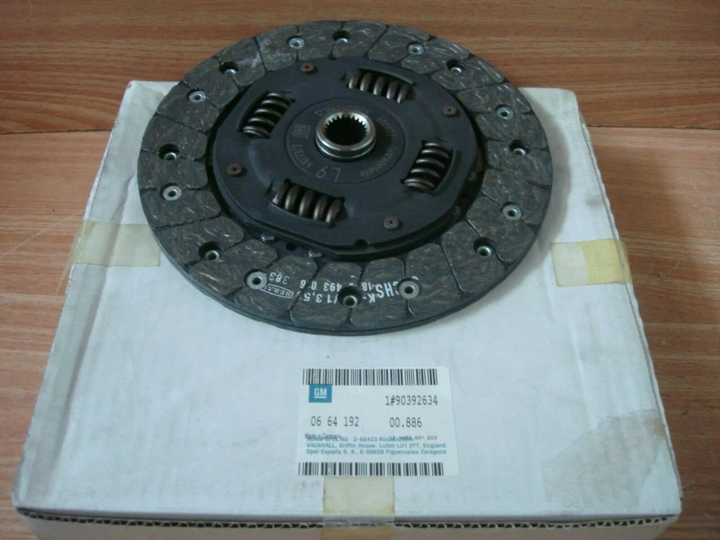 Clutch Disc fits Opel Vectra A B Astra F Kadett E 17TD X17TD 90392634 Genuine View Rear