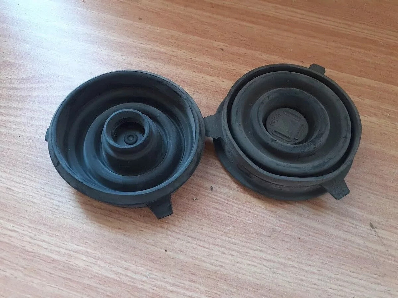 2x Headlight Protective Cap Rubber fits Opel Corsa A B Vauxhall Nova Astra F 90398234 View Front