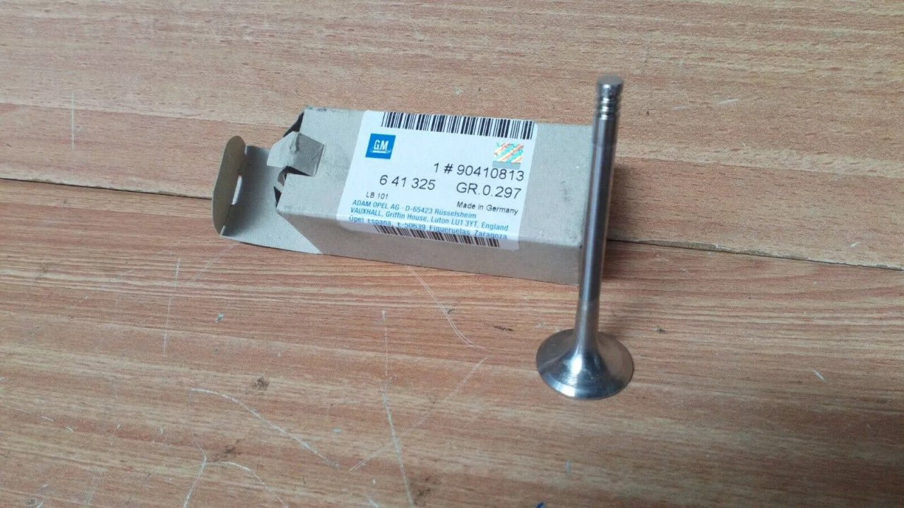 Exhaust Valve fits Opel Vauxhall C18SEL X20XEV X22XE X25XE Y26SE Genuine 90410813 View Front