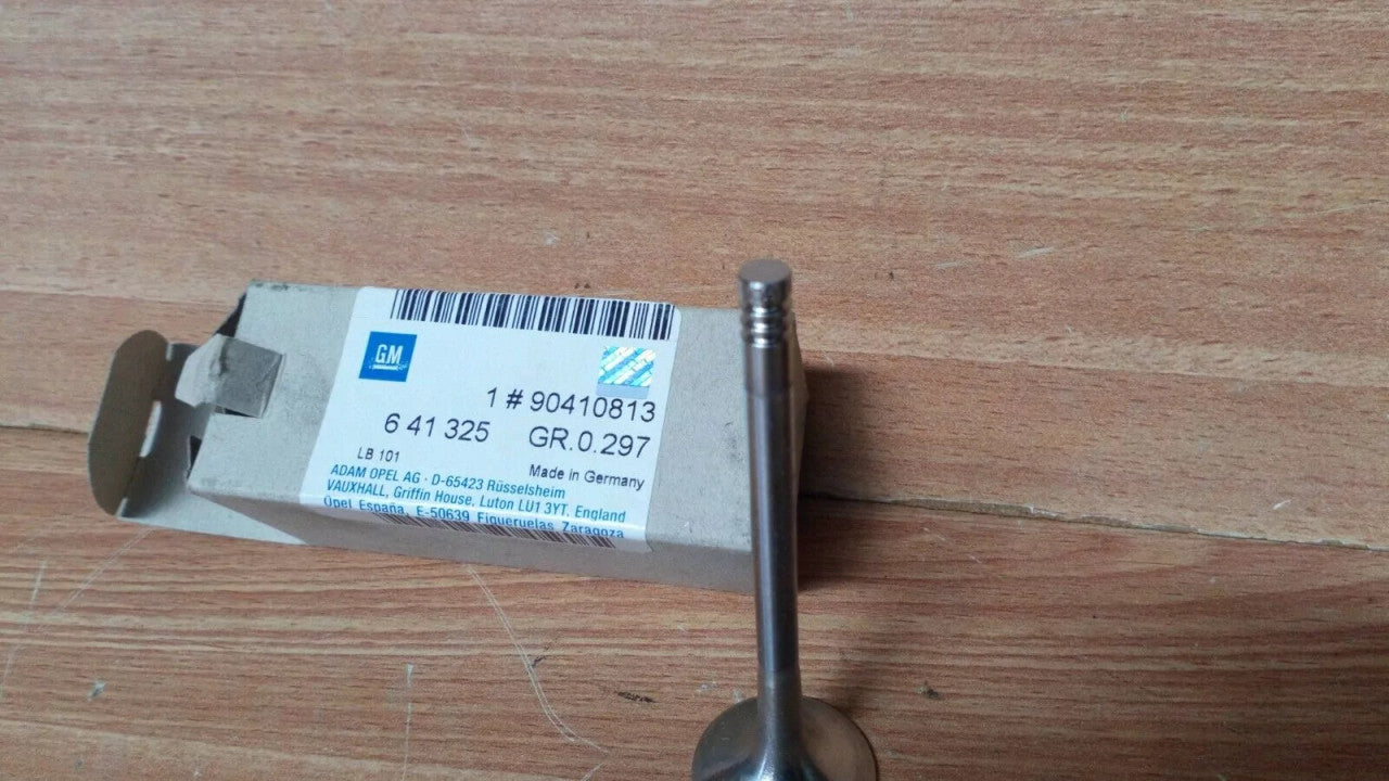 Exhaust Valve fits Opel Vauxhall C18SEL X20XEV X22XE X25XE Y26SE Genuine 90410813 View Rear